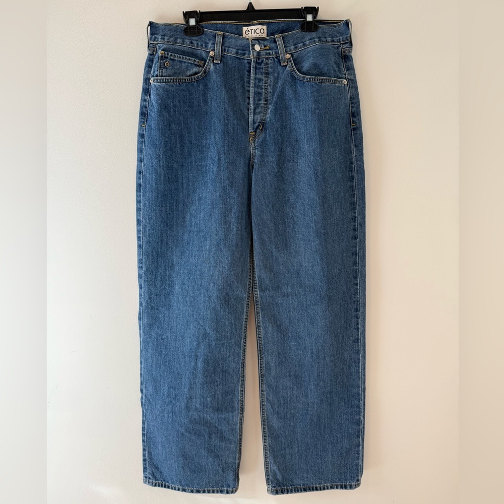 Etica Wide Leg Pants Jeans Size 30 New #Lux-Q